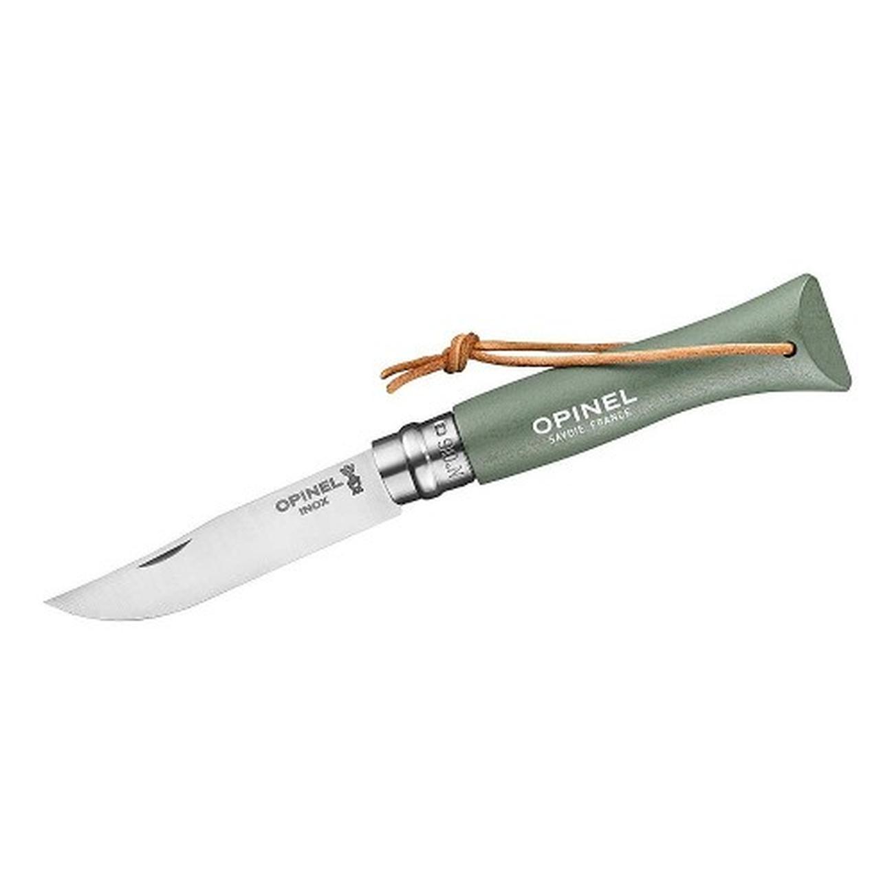opinel-n06-trekking-folding-knife-colorama-sage - Opinel N06 Trekking Pocket Knife Sage