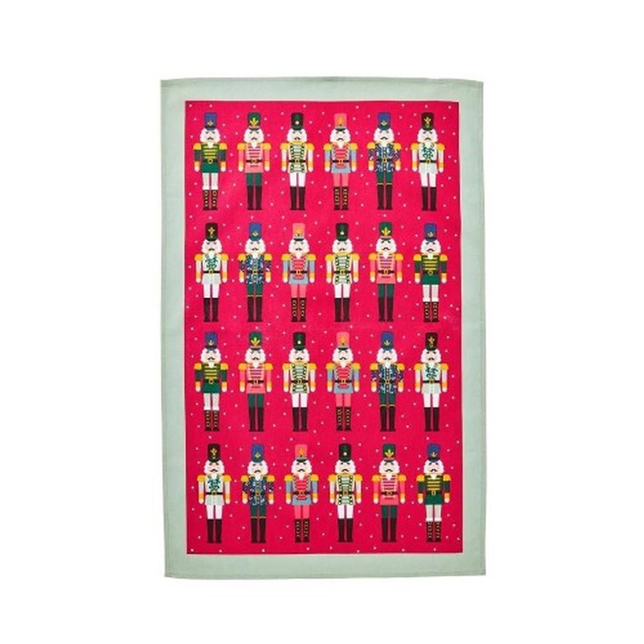 ulster-weavers-recycled-cotton-tea-towel-nutcracker-parade-Christmas - Ulster Weavers Nutcracker Parade Recycled Cotton Tea Towel