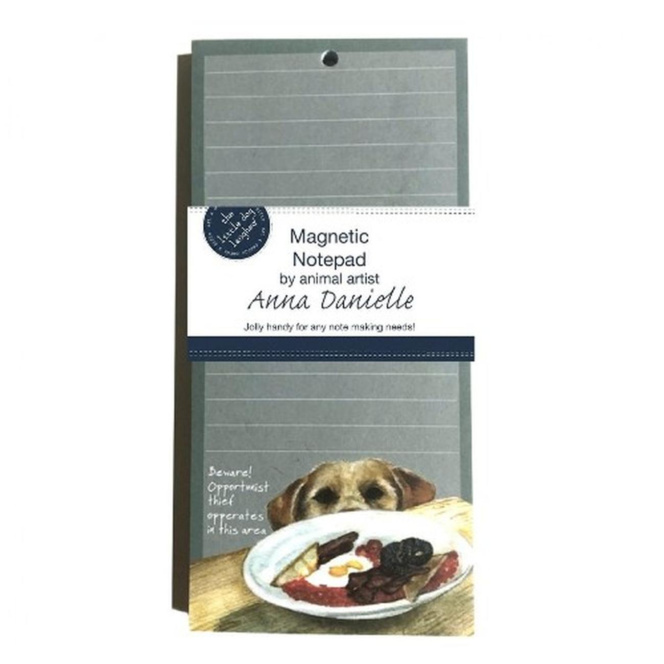 Rescue Dog Magnetic Notepad by Anna Danielle