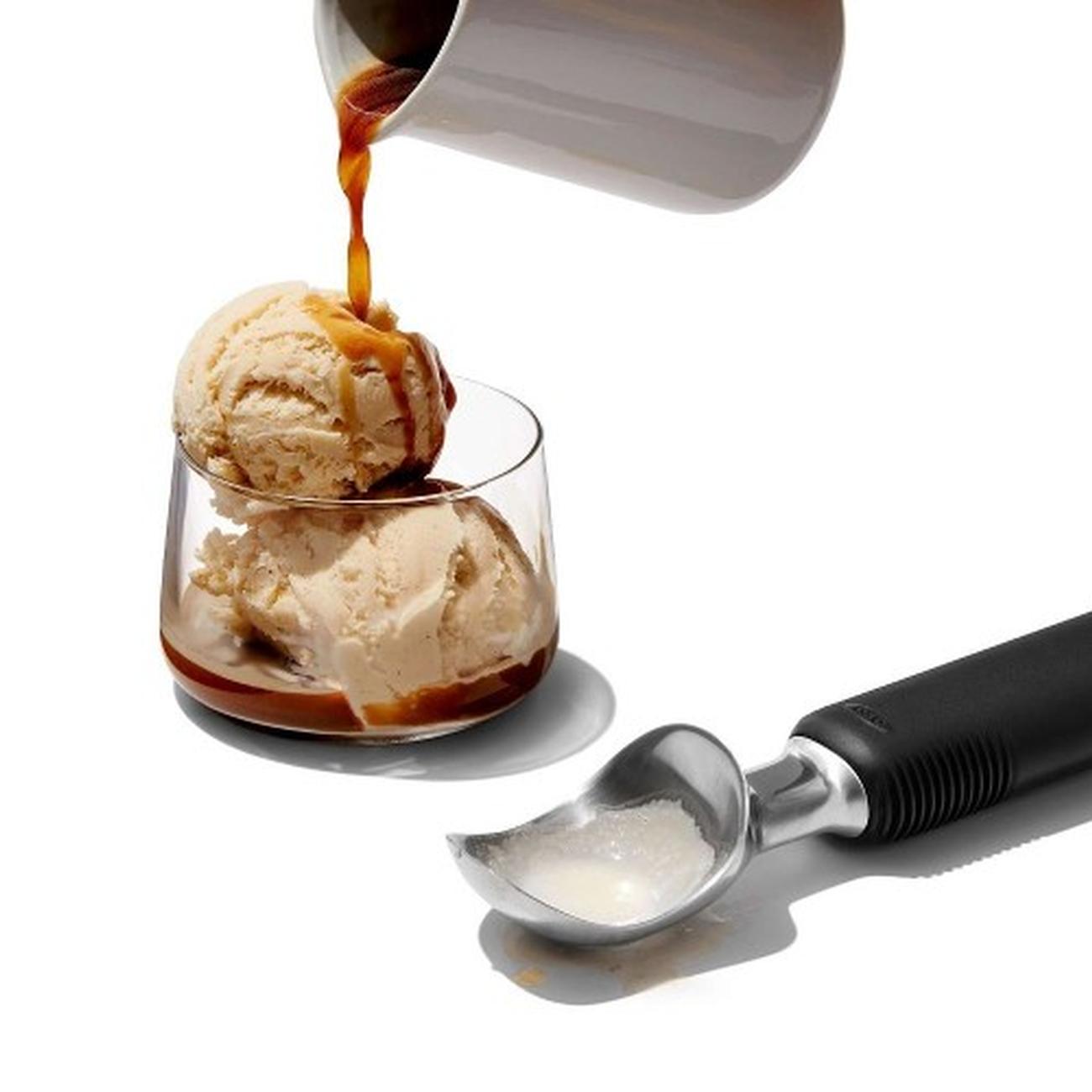 OXO Softworks Stainless Steel Classic Swipe Ice Cream Scoop 