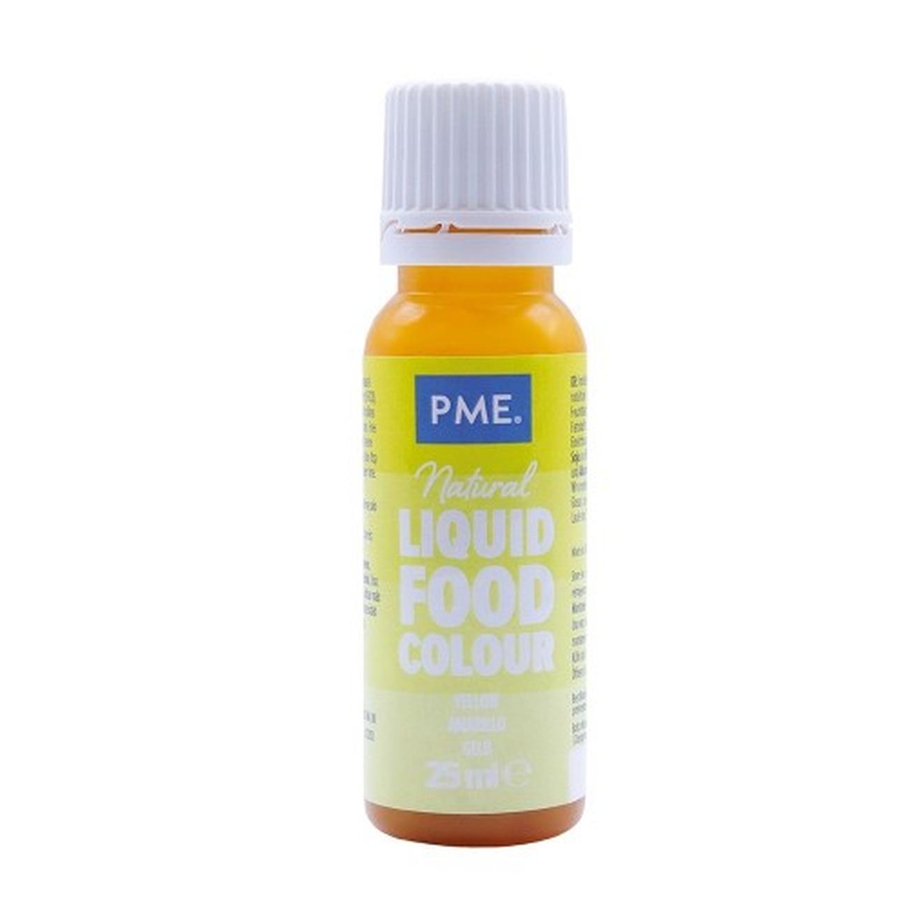 pmecake-natural-food-colour-lemon-yellow - PME 100% Natural Food Colour Lemon Yellow