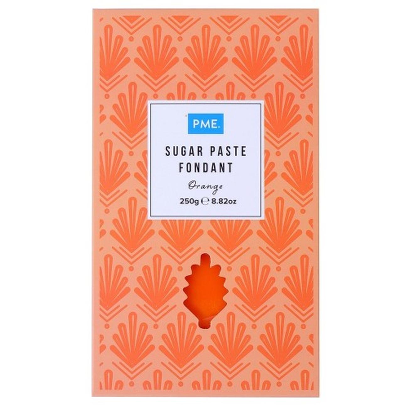 pme-ready-to-use-icing-sugar-tiger-lily-orange-250g - PME Ready to Use Sugar Paste Tiger Lily Orange 250g