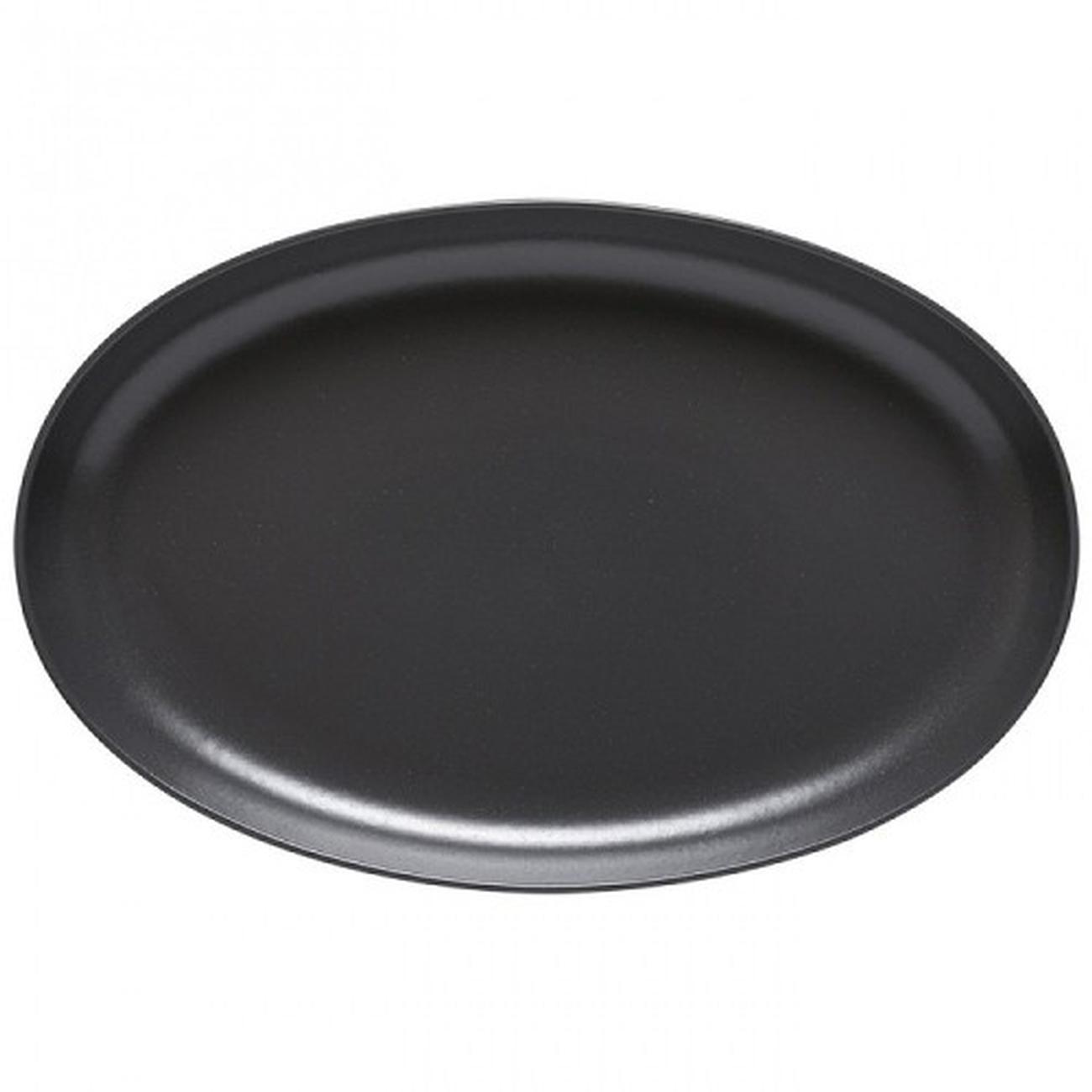 casafina-pacifica-oval-platter-41cm-seed-grey - Pacifica Seed Grey Oval Platter 41cm