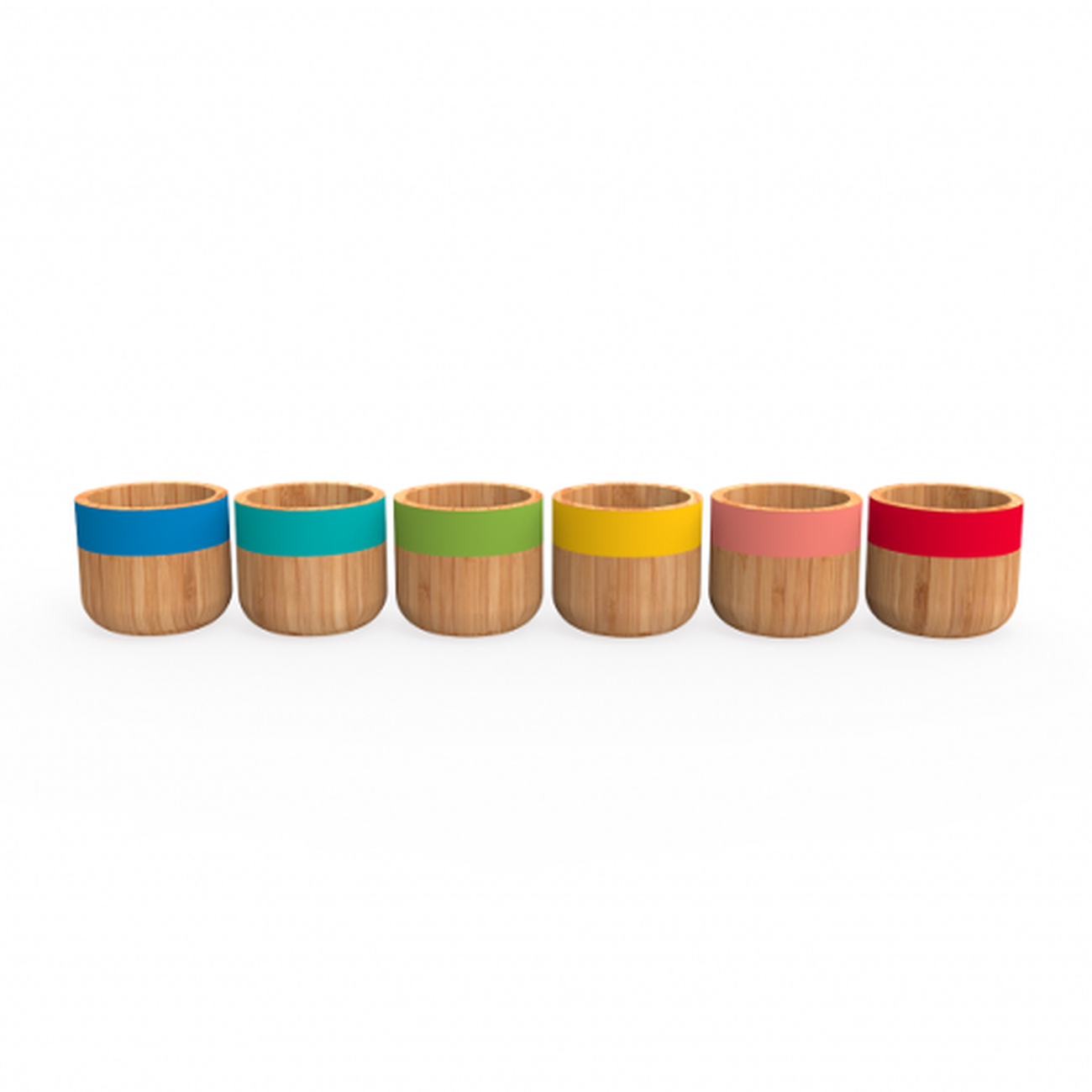 pebbly-bamboo-egg-cup-pop-colours - Pebbly Bamboo Egg Cup
