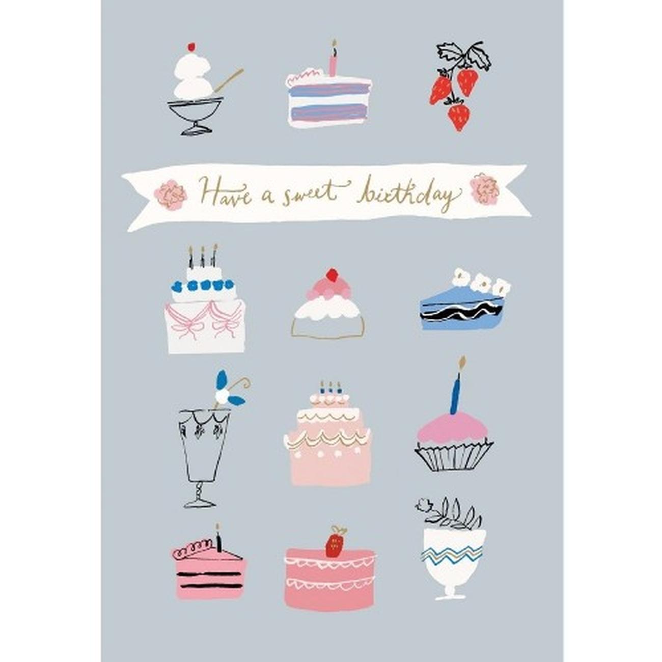 petit-card-have-a-sweet-birthday-sweet-treats - Petit Card - 'Have A Sweet Birthday' Sweet Treats