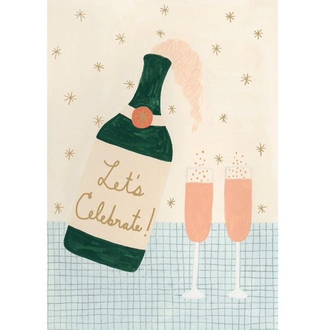 greeting-card-lets-celebrate-congratulations - Greeting Card - Let's Celebrate