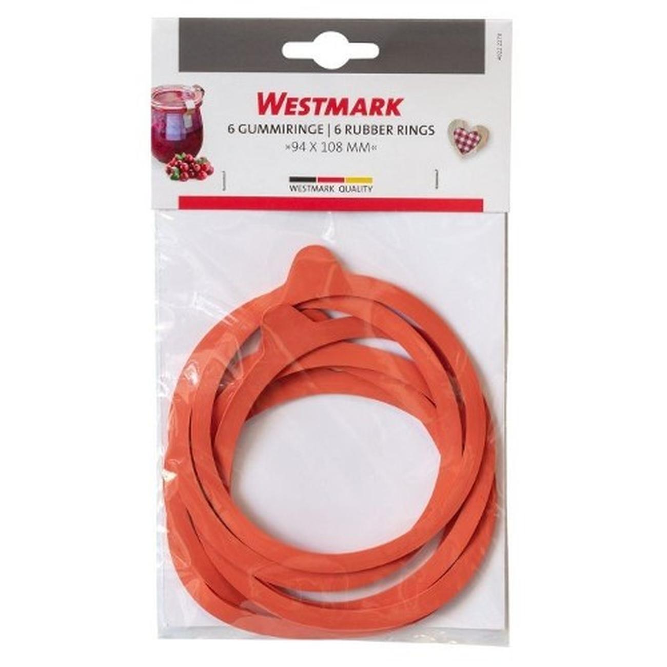 weck-jar-6pc-rubber-seals-94x108mm - Weck Jar Rubber Rings 6pc 94x108mm