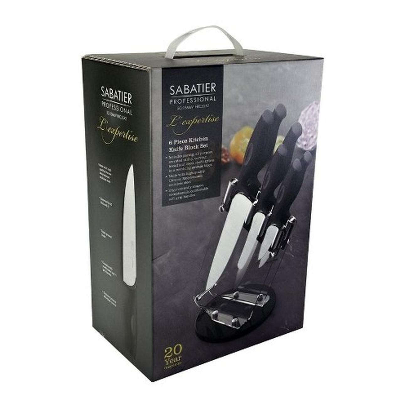 Sabatier Professional L'expertise 6 piece Knife & Scissor Set ($140.00  NZD). Code: SABPRBS1 - General Store NZ