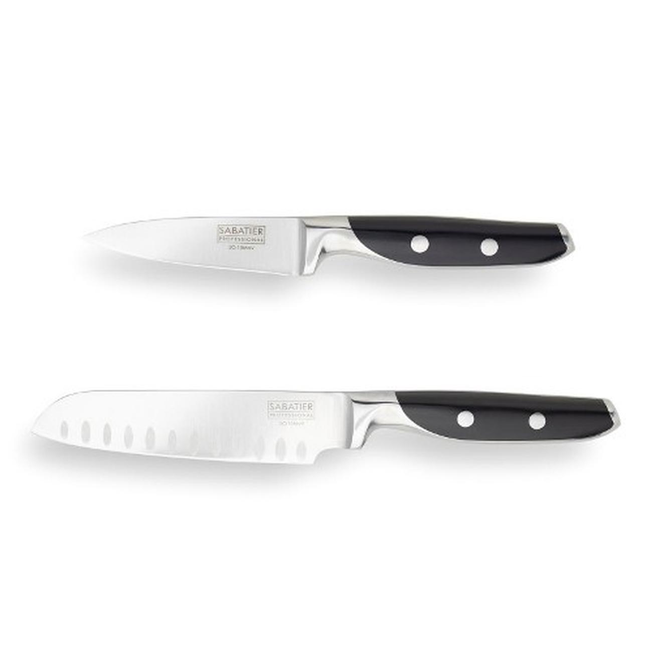 sabatier-professional-116-series-2pc-kitchen-knives-set - Sabatier Professional 116 Series 2pc Paring & Santoku Knife Set