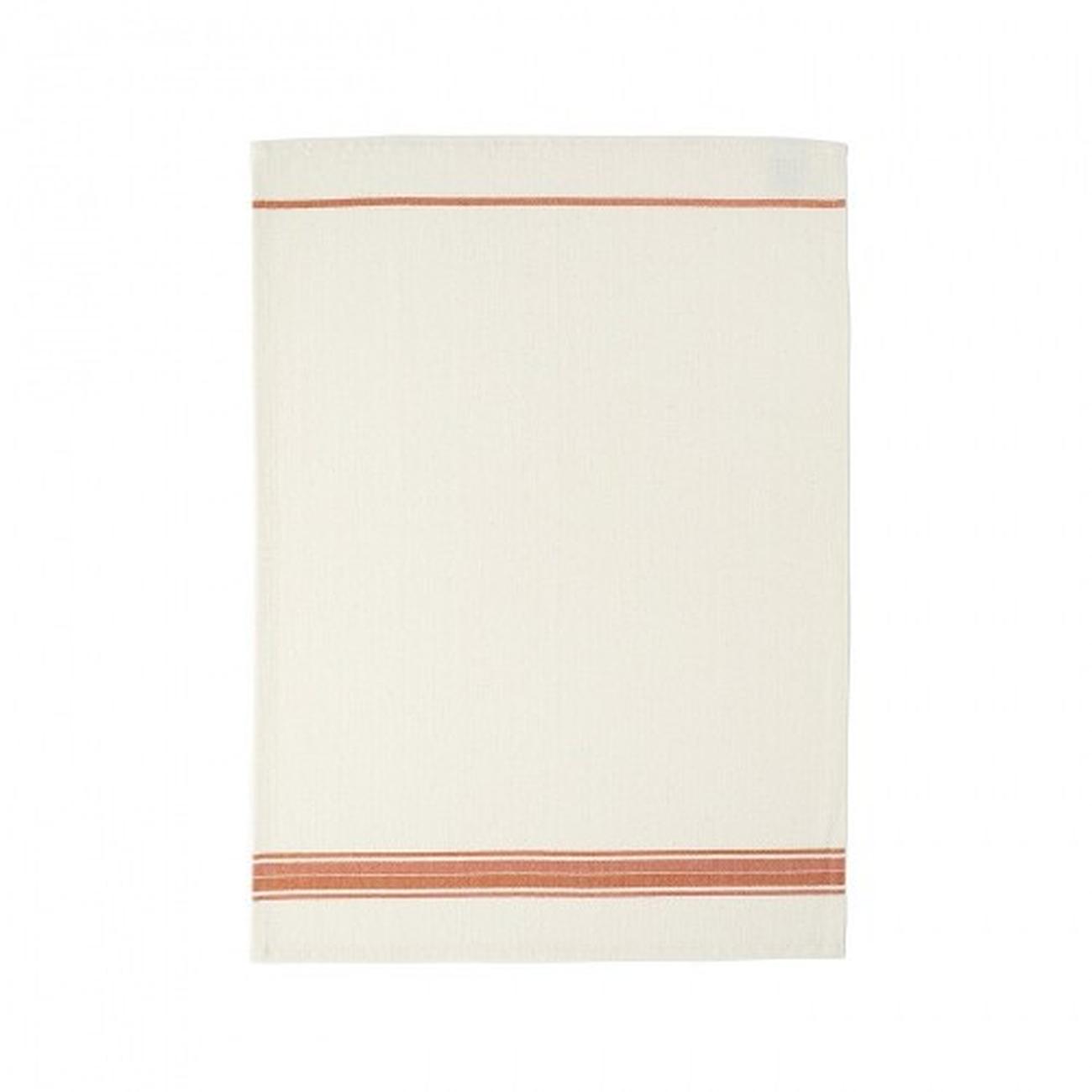 casafina-set-of-2-kitchen-towels-French-stripes-orange - French Stripes Set of 2 Kitchen Towels Orange