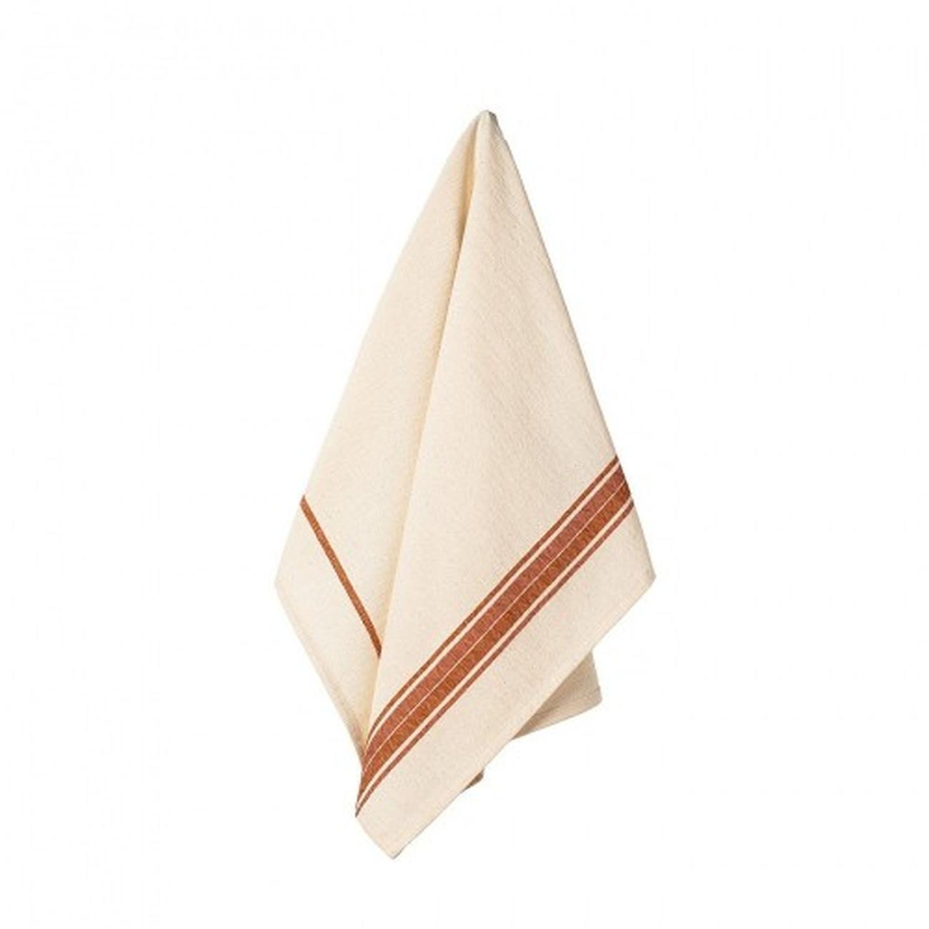 casafina-set-of-2-kitchen-towels-French-stripes-orange - French Stripes Set of 2 Kitchen Towels Orange