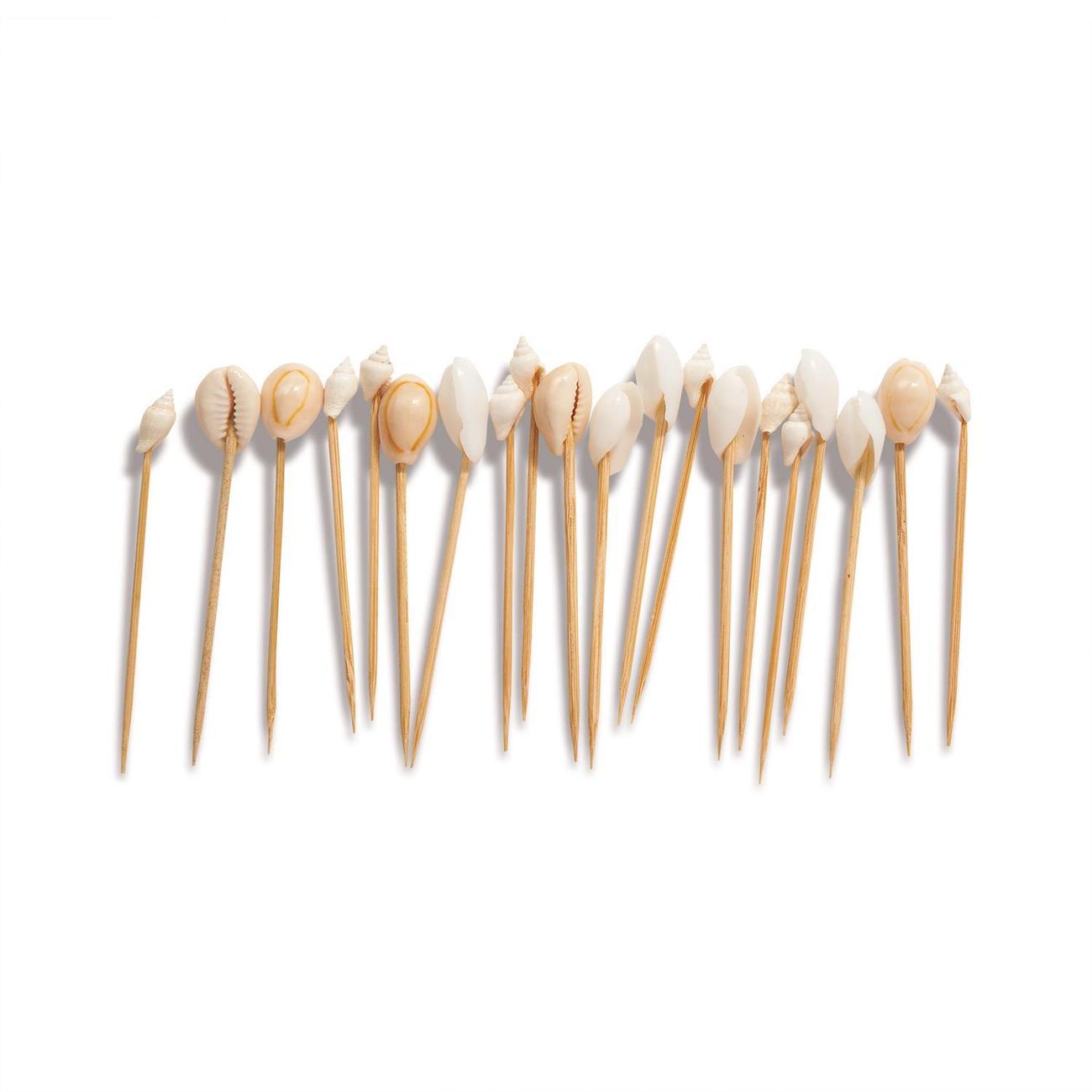 Shell Cocktail Sticks 24pc