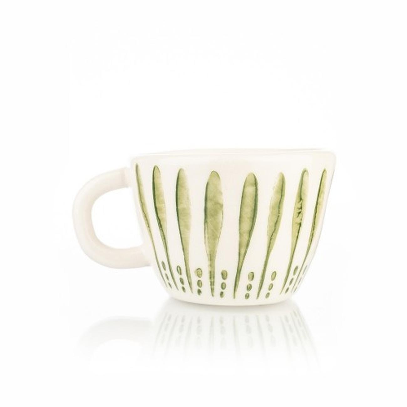 Siip-Espresso-Cup-Green-Leaf-Dot - Siip Espresso Cup-Green Leaf Dot