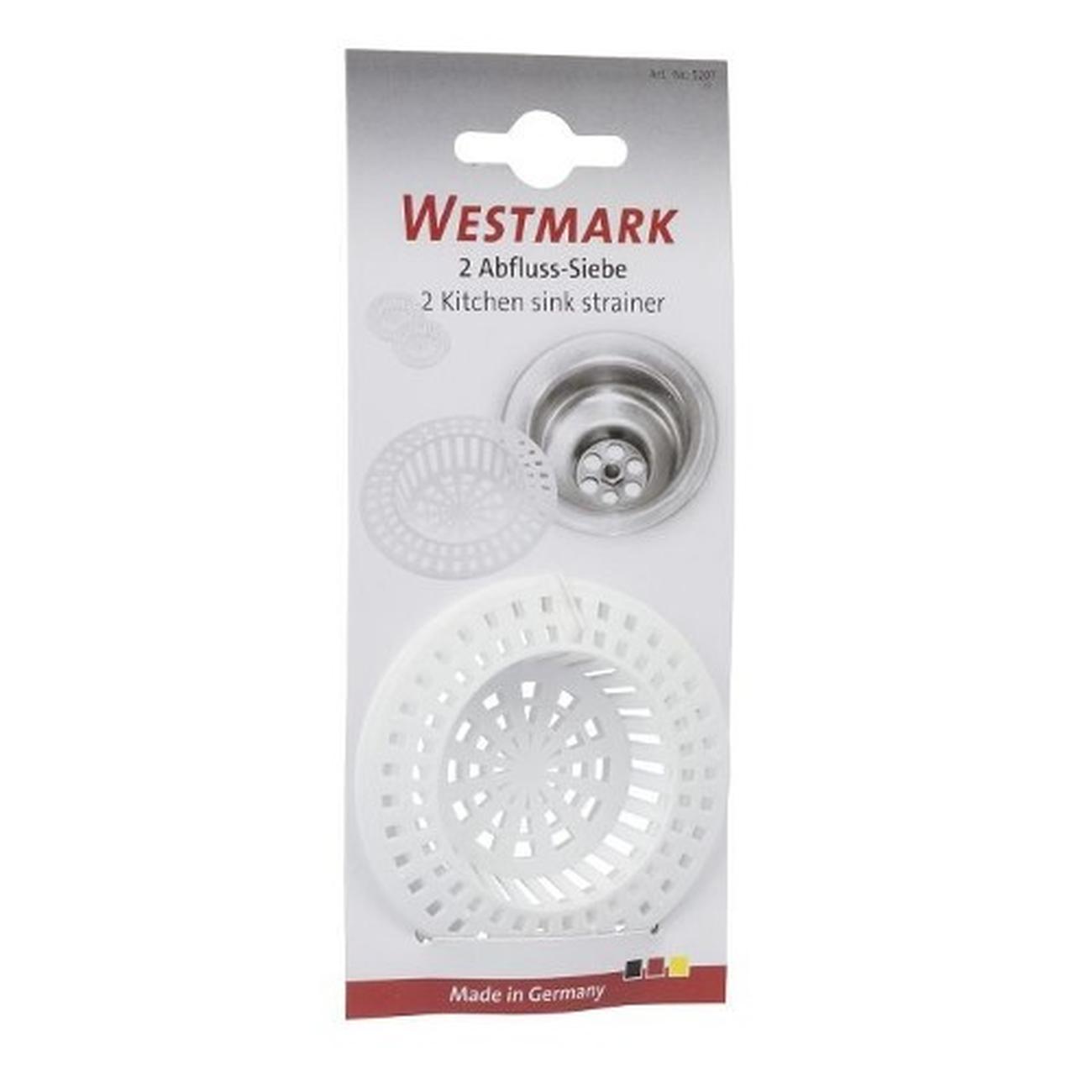 westmark-2pc-kitchen-sink-strainers - Westmark Set of 2 Sink Strainers