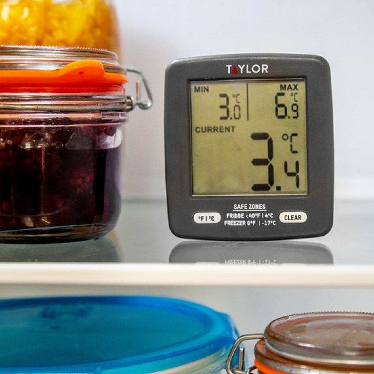 taylor-pro-digital-fridge-freezer-thermometer - Taylor Pro Digital Fridge & Freezer Thermometer