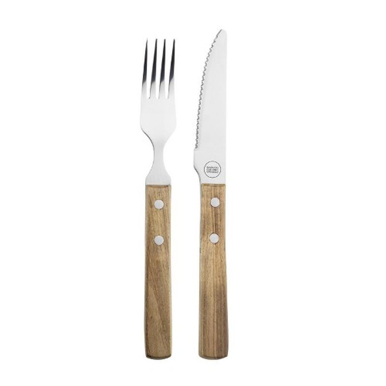 Steak knife clearance fork