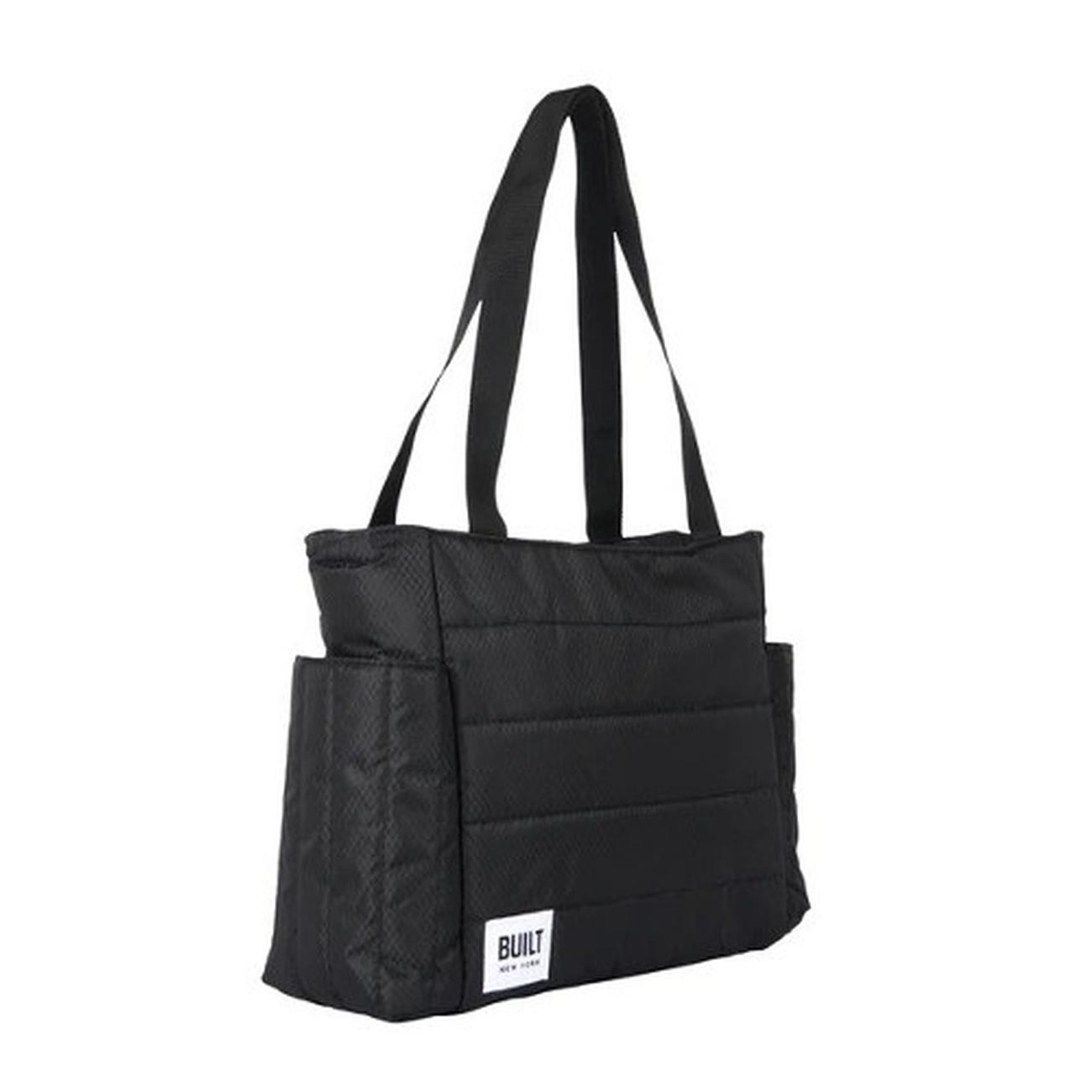 built-puffer-insulated-lunch-tote-black - Built Puffer Insulated Lunch Tote Bag-Black