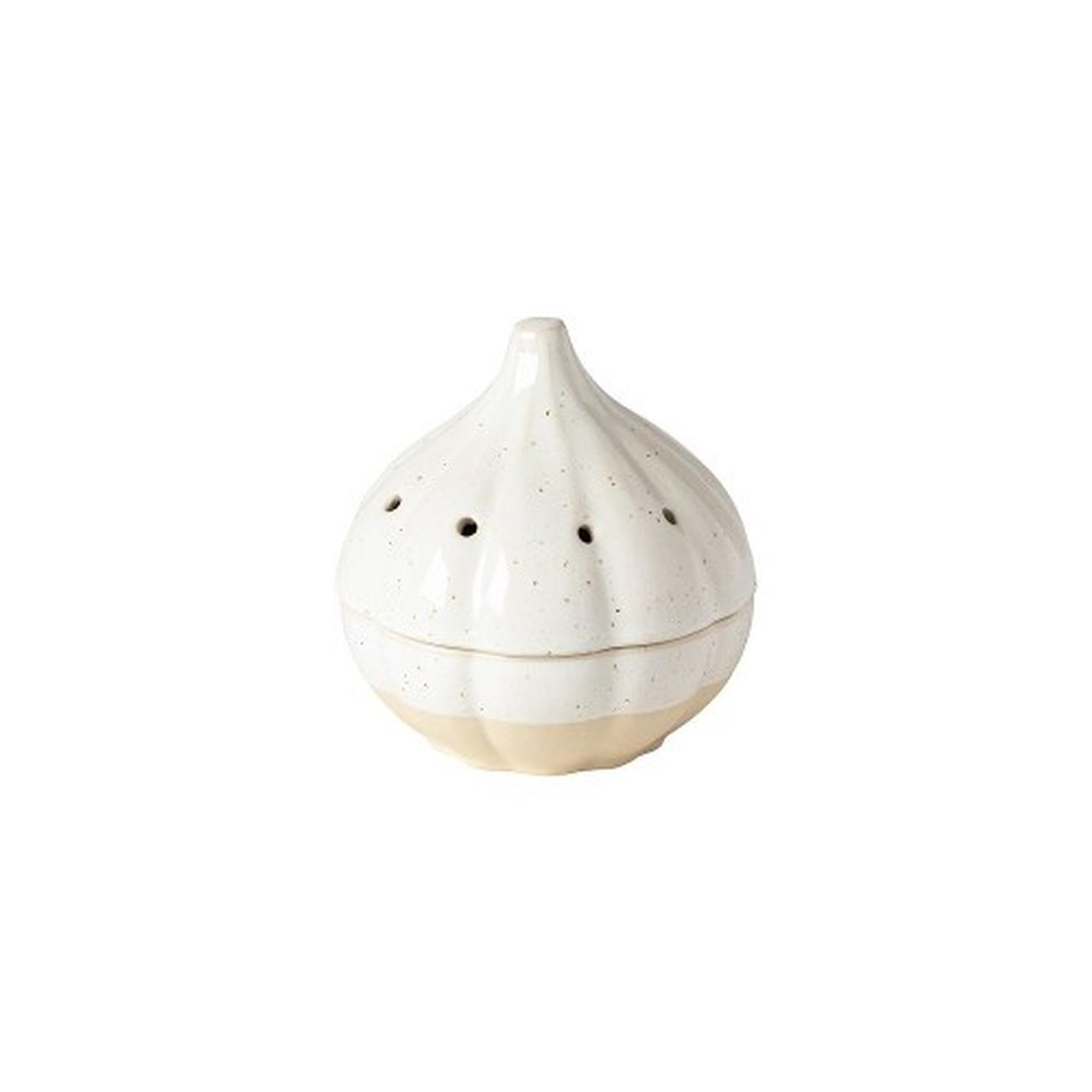 casafina-fattoria-white-garlic-canister-13.6cm - Casafina Fattoria White Garlic Canister 13.6cm