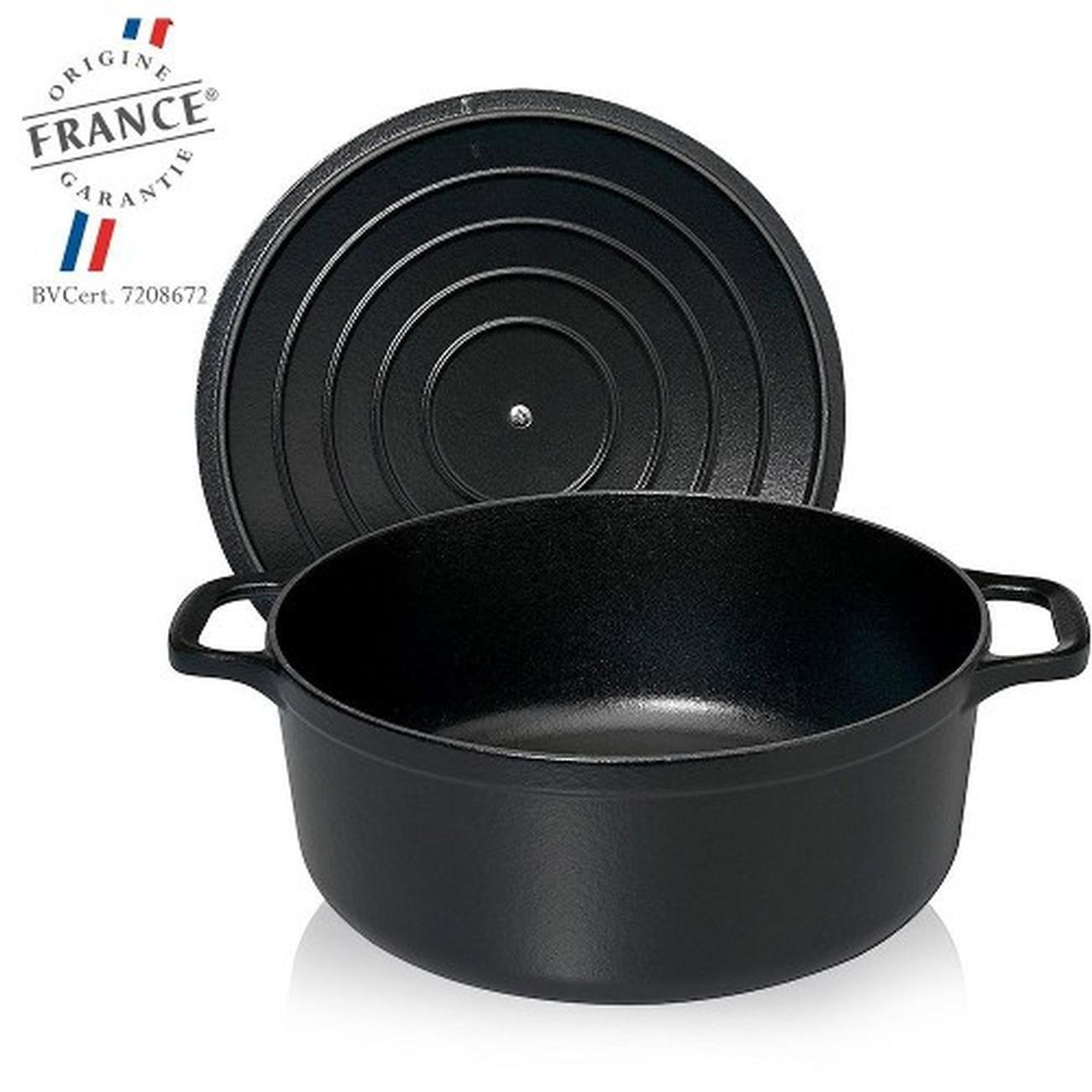 chasseur-round-casserole-26cm-matte-black - Chasseur Round Casserole 26cm-Matte Black