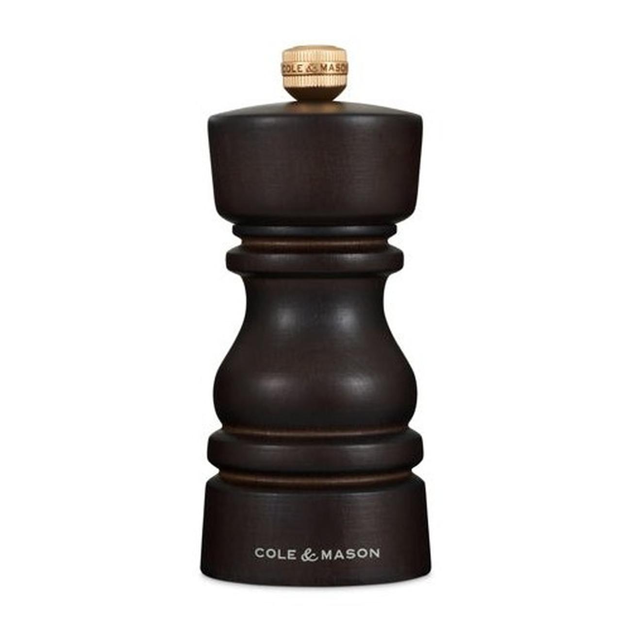 cole-and-mason-london-pepper-mill-in-stained-wood-130mm - Cole & Mason London Pepper Mill In Stained Wood 130mm
