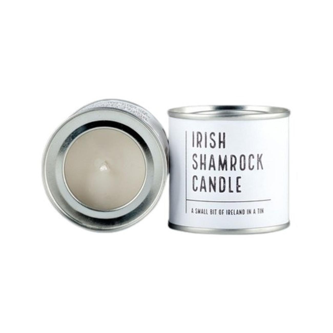 daa-irish-shamrock-candle-tins-small - Dalkey Aromatics Irish Shamrock Candle Tins Small
