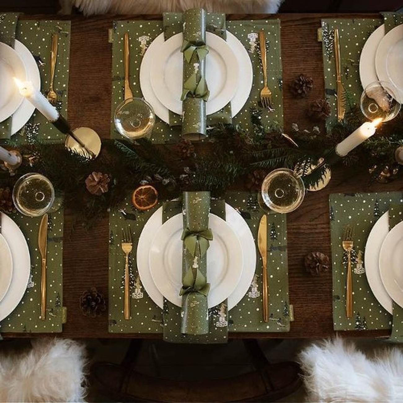 Sophie Allport Festive Forest Fabric Placemat