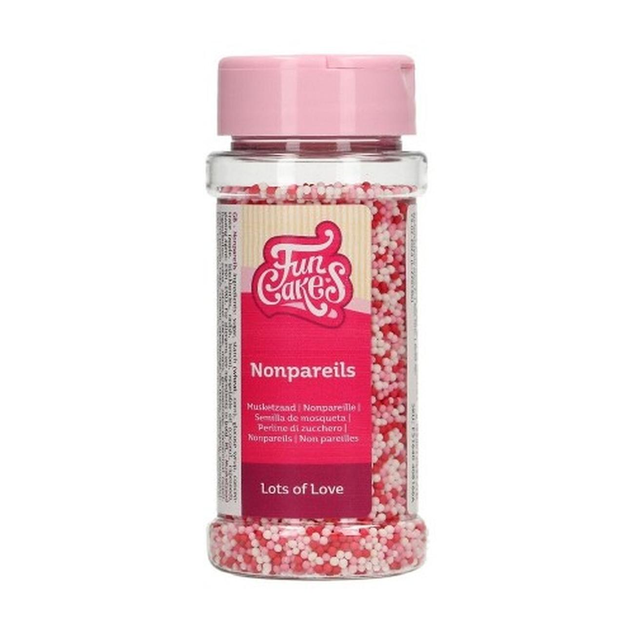 funcakes-lots-of-love-nonpareils-80g - FunCakes Nonpareils Lots of Love 80 g