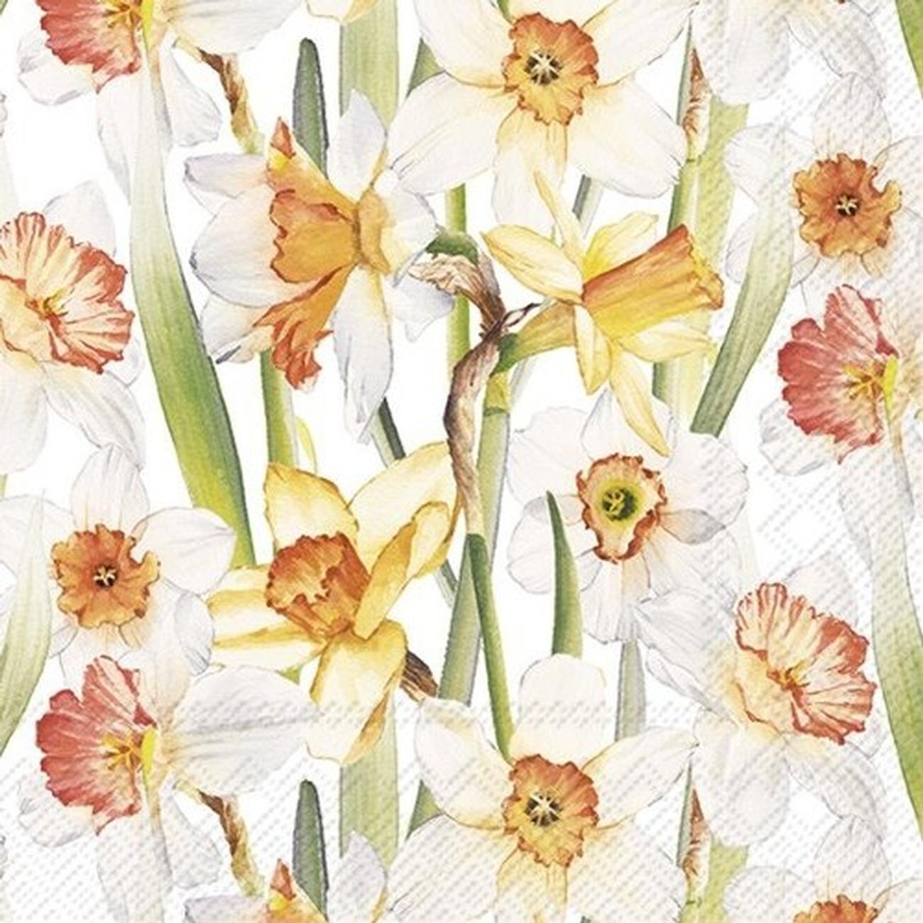ihr-daffodil-joy-lunch-napkins - IHR Lunch Napkins Daffodil Joy 