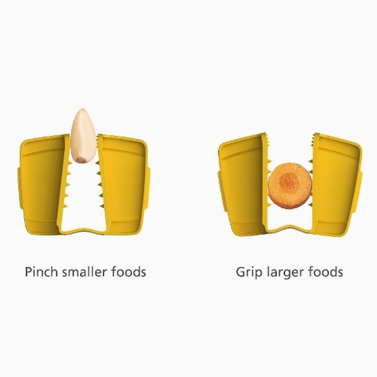 jj-elevate-multi-grip-box-grater-yellow - Joseph Joseph Elevate Multi-Grip Box Grater with Precision Food-Grip