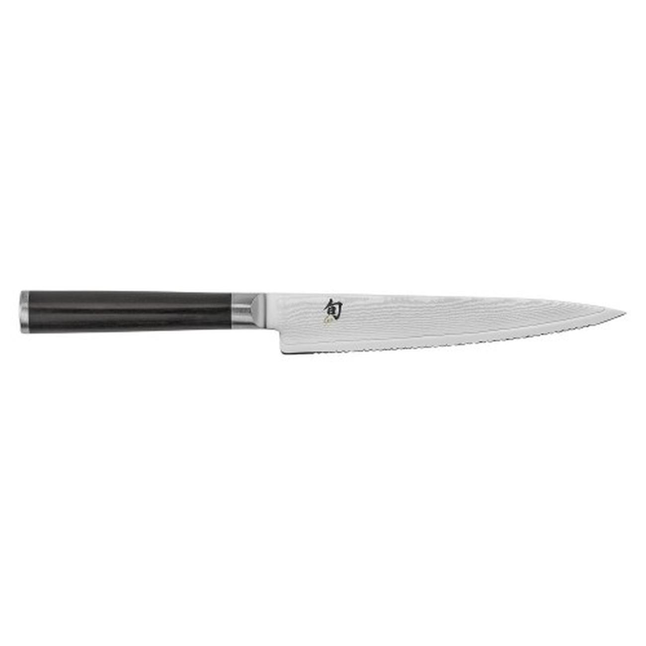 kai-shun-utility-knife-serrated-edge-6 - Kai Shun Serrated Utility Knife 6 Inch