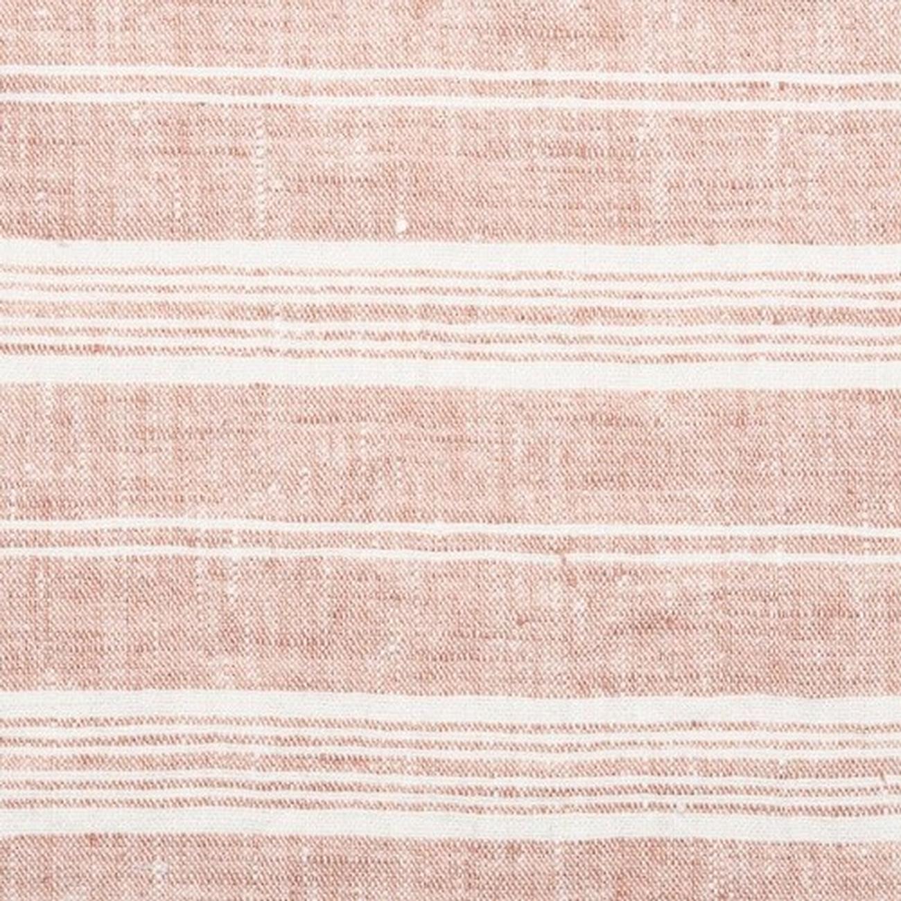 Linenme-multistripe-rosa-43x43-napkin - Multistripe Linen Rosa Napkin