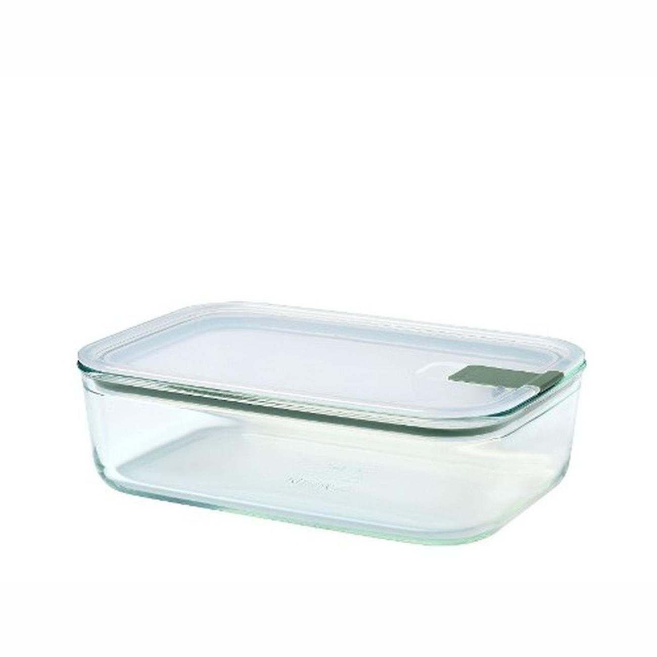mepal-easy-clip-glass-food-storage-box-1500ml-nordic-sage - Mepal Easy Clip Glass Food Storage Box 1500ml-Nordic Sage