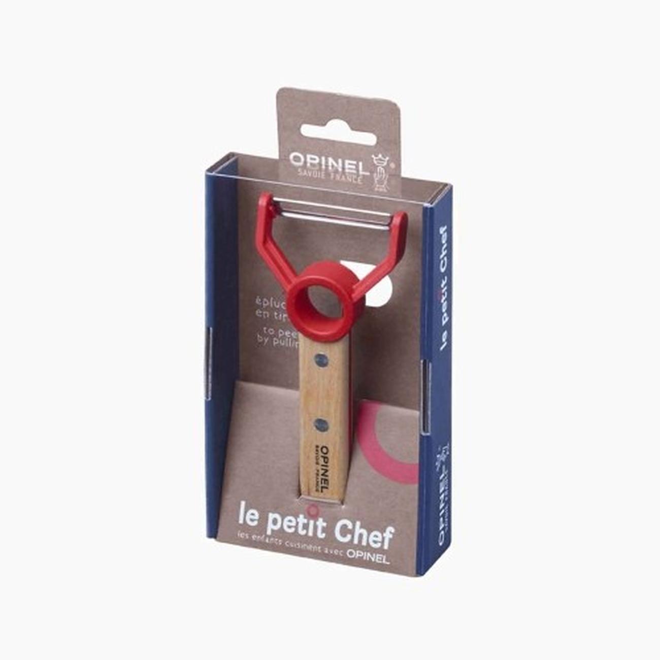 Opinel Le Petit Chef Knife Set & Kids' Apron, Beechwood