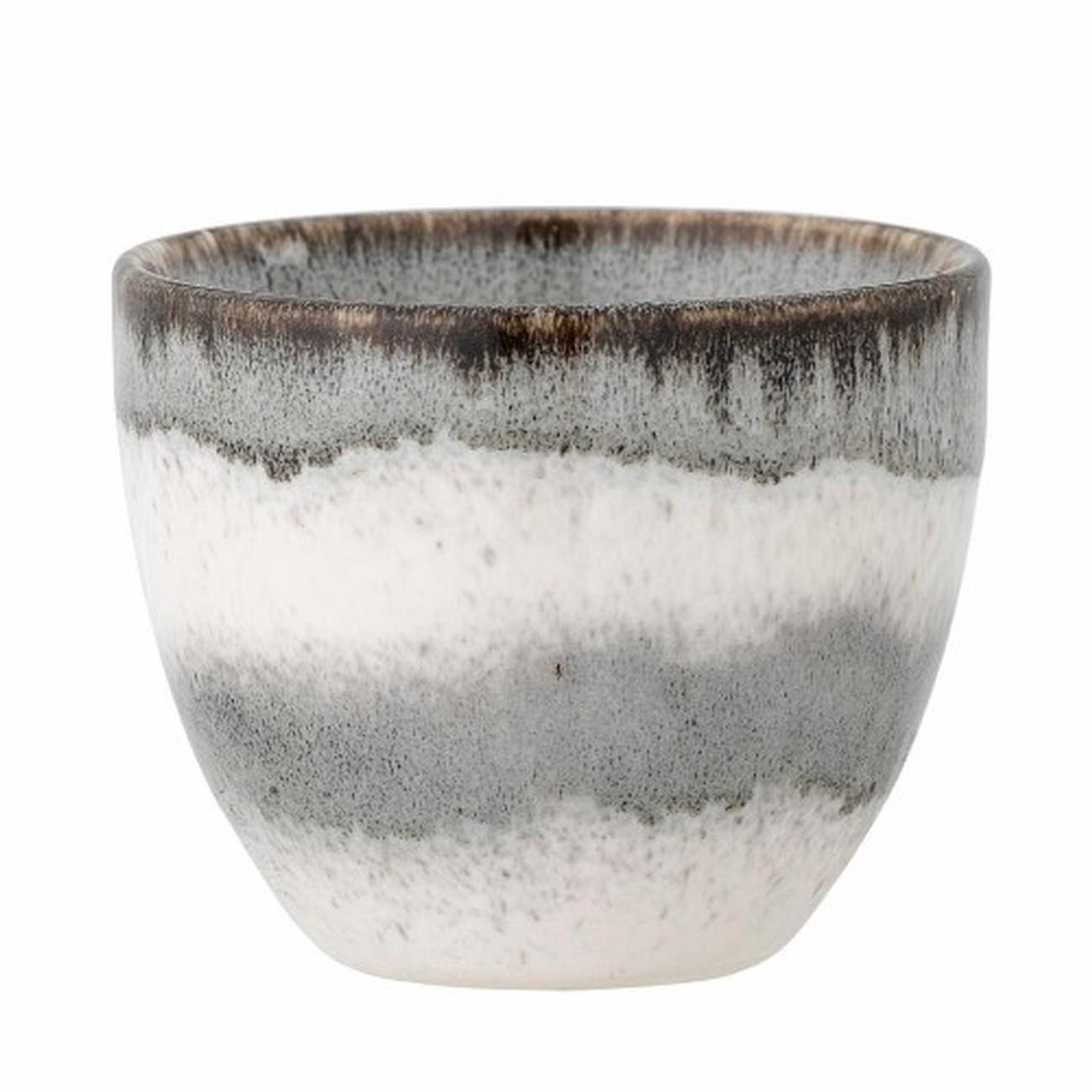 paula-cup-grey-round-stoneware - Paula Cup Round Grey Stoneware 
