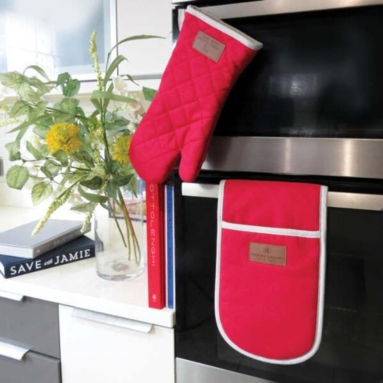 samuel-lamont-canvas-ovenglove-red - Samuel Lamont Canvas Oven Glove-Red