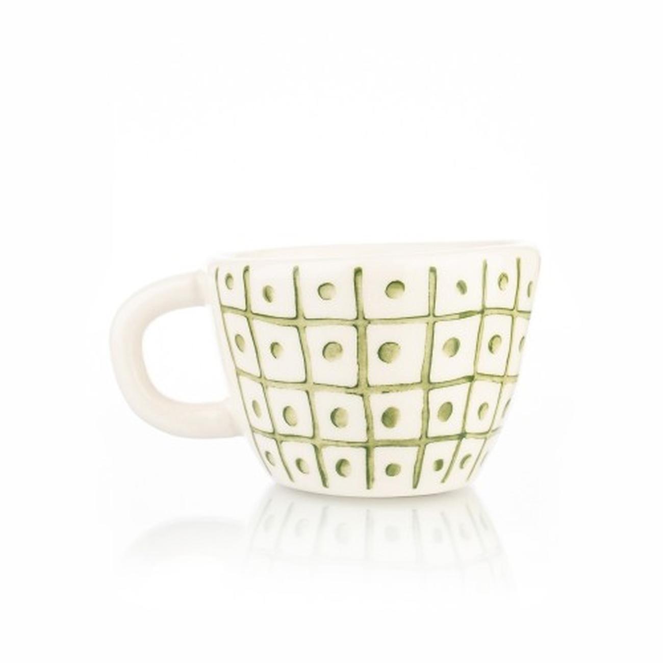 Siip-Espresso-Cup-Green-Line-Dot - Siip Espresso Cup-Green Line Dot