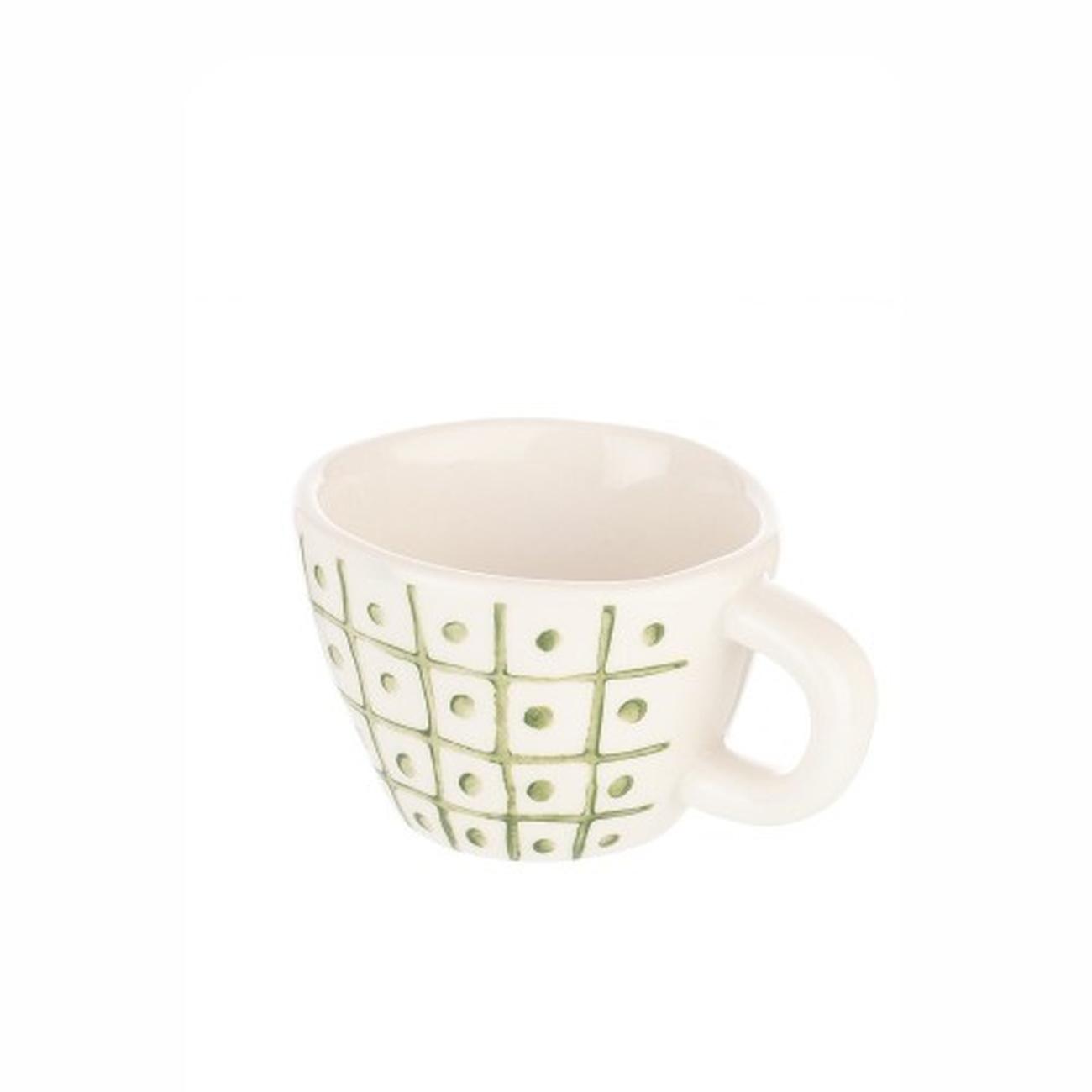 Siip-Espresso-Cup-Green-Line-Dot - Siip Espresso Cup-Green Line Dot
