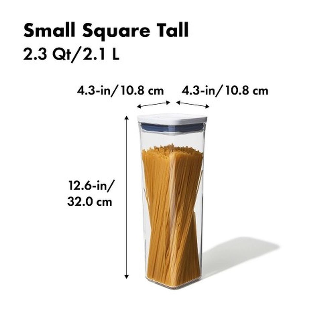 small-square-tall-2-3-qt-gg-pop-oxo - OXO POP Container Small Square Tall 2.1L