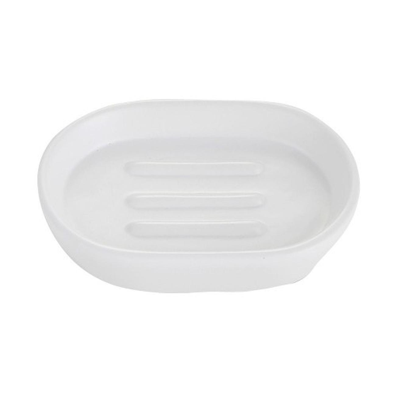 valet-ceramic-soap-dish-white - Valet Ceramic Soap Dish White