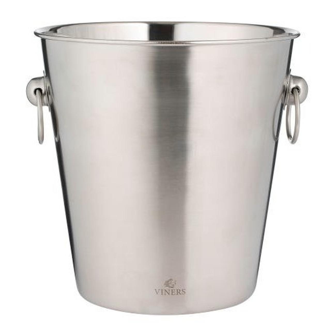 viners-4l-silver-ice-bucket - Viners Barware 4L Silver Ice Bucket