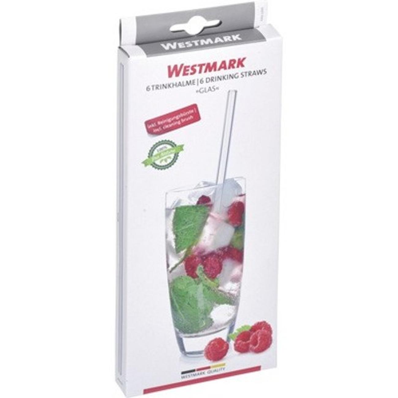 westmark-6pc-reusable-drinking-straws - Westmark 6pc Reusable Drinking Straws