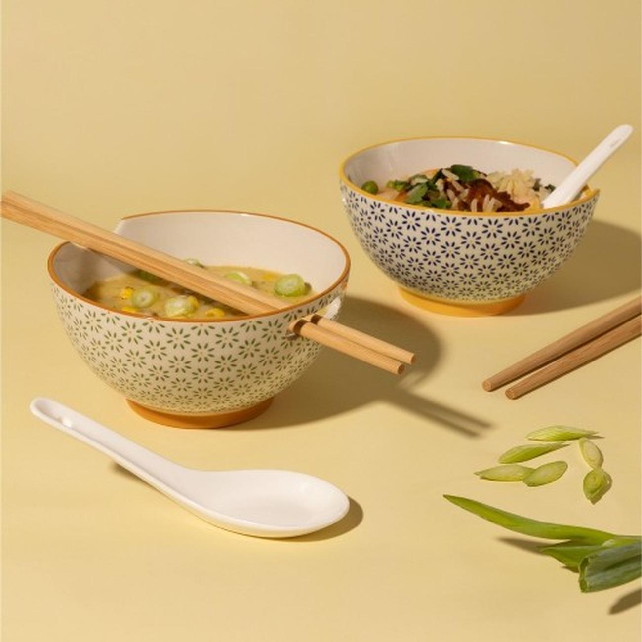 world-foods-set-of-2-rice-soup-bowl-set - World Foods Set Of 2 Rice & Soup Bowl Set