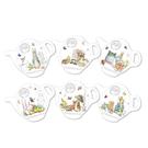 peter-rabbit-melamine-teabag-holder-stow-green-Beatrix-potter - Peter Rabbit Classic Melamine Tea Bag Tidy