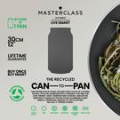 masterclass-can-to-pan-30cm-recycled-aluminium-non-stick-frying-pan - MasterClass Can-to-Pan Recycled Non-Stick Frying Pan 30cm
