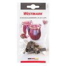 weck-jar-set-of-eight-stainless-steel-canning-clips - Westmark Set of 8 Canning Clamps for Weck Jars