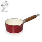 chasseur-milk-pan-14cm-red-cream - Chasseur Milk Pan 14cm- Red & Cream