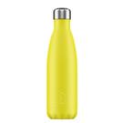 chillys-500ml-water-bottle-neon-yellow - Chilly's 500ml Water Bottle Neon Yellow