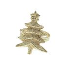 walton-Christmas-tree-napkin-ring-gold - Christmas Tree Napkin Ring Gold