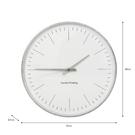 eastington-clock-galvanised-steel-40cm-garden-trading - Eastington Clock Steel 40cm