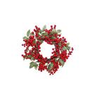 artificial-Christmas-berry-small-wreath - Artificial Festive Berry Small Wreath